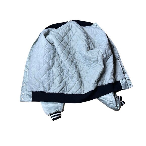 American Vintage 80s Sprint Car Racing Bomber Jacket Small - Picture 3 of 5